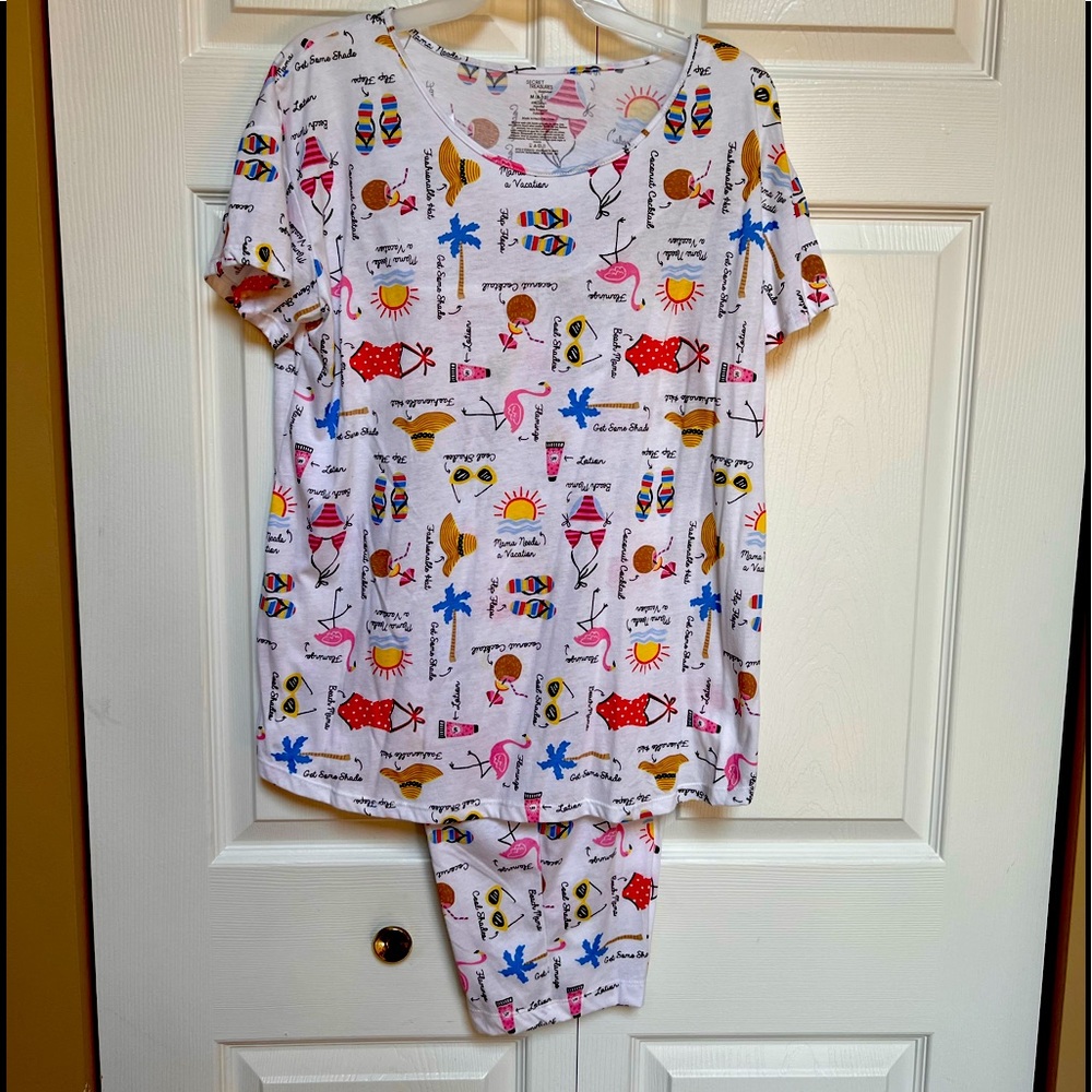 Summer Cotton Crop pant pajamas